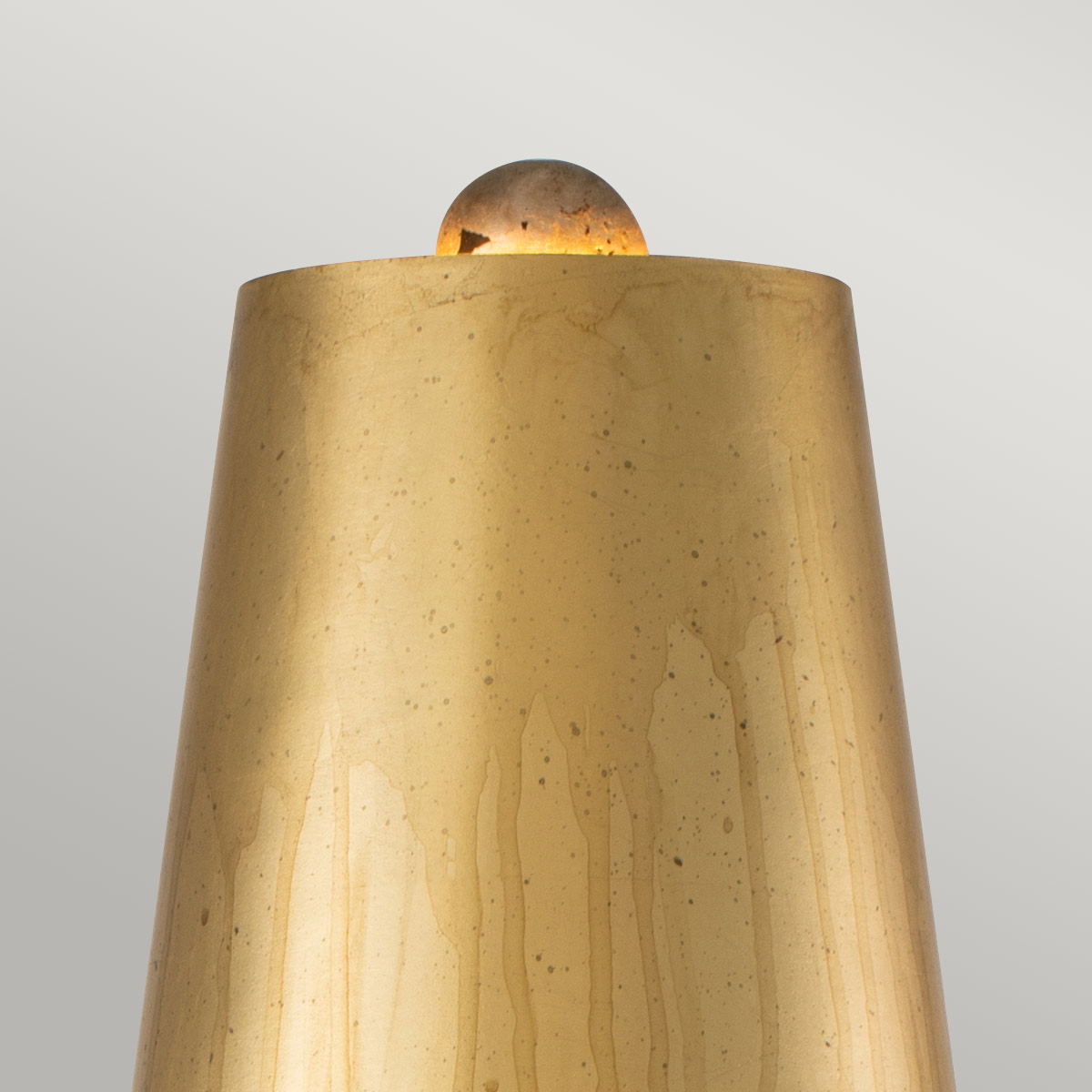 Aurelian Grand Table Lamp Gold and Black Striped Base Aurelian Grand Table Lamp Gold and Black Striped Base — detail view