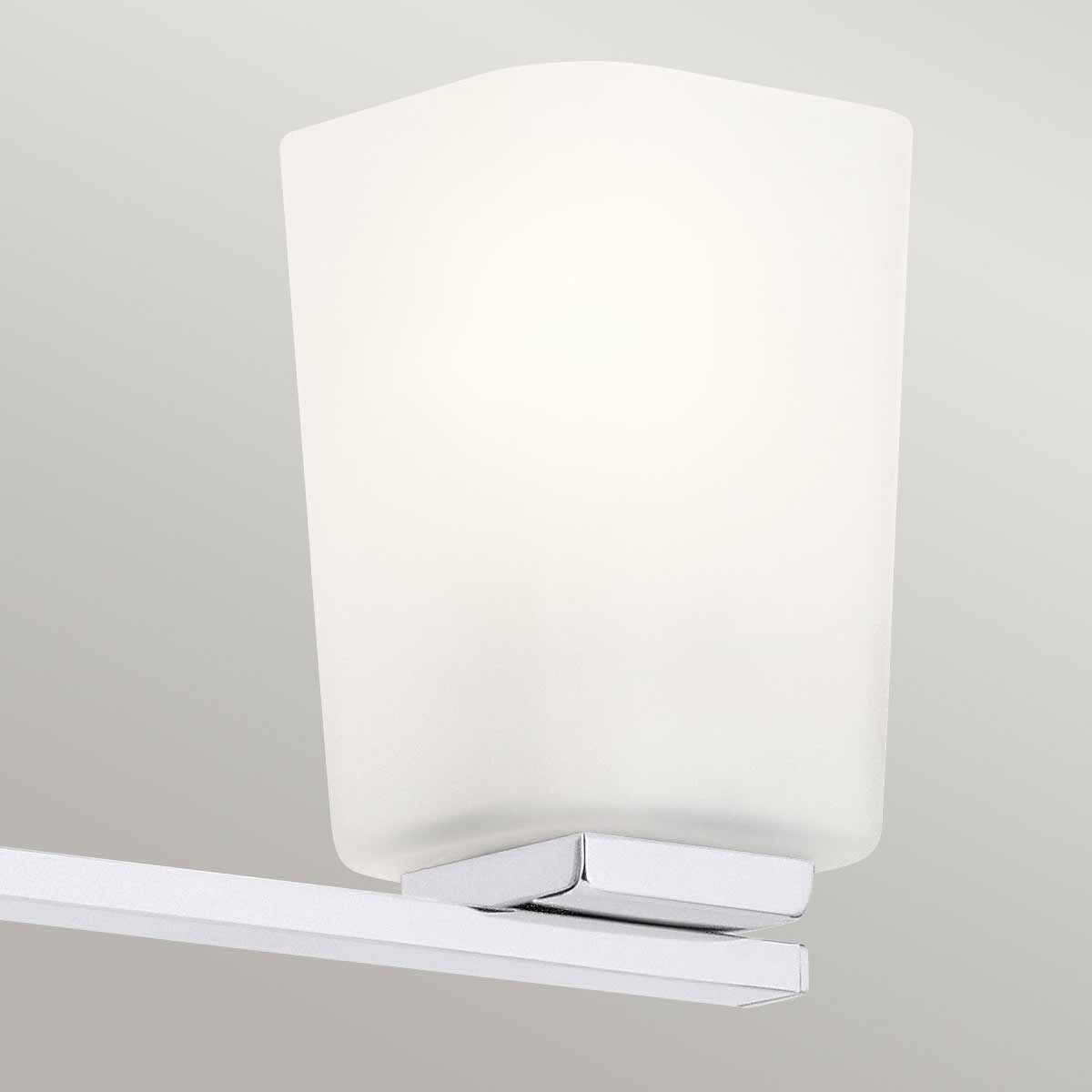 Aveline Park Polished Chrome 3 Light Wall Light Aveline Park Polished Chrome 3 Light Wall Light — detail view