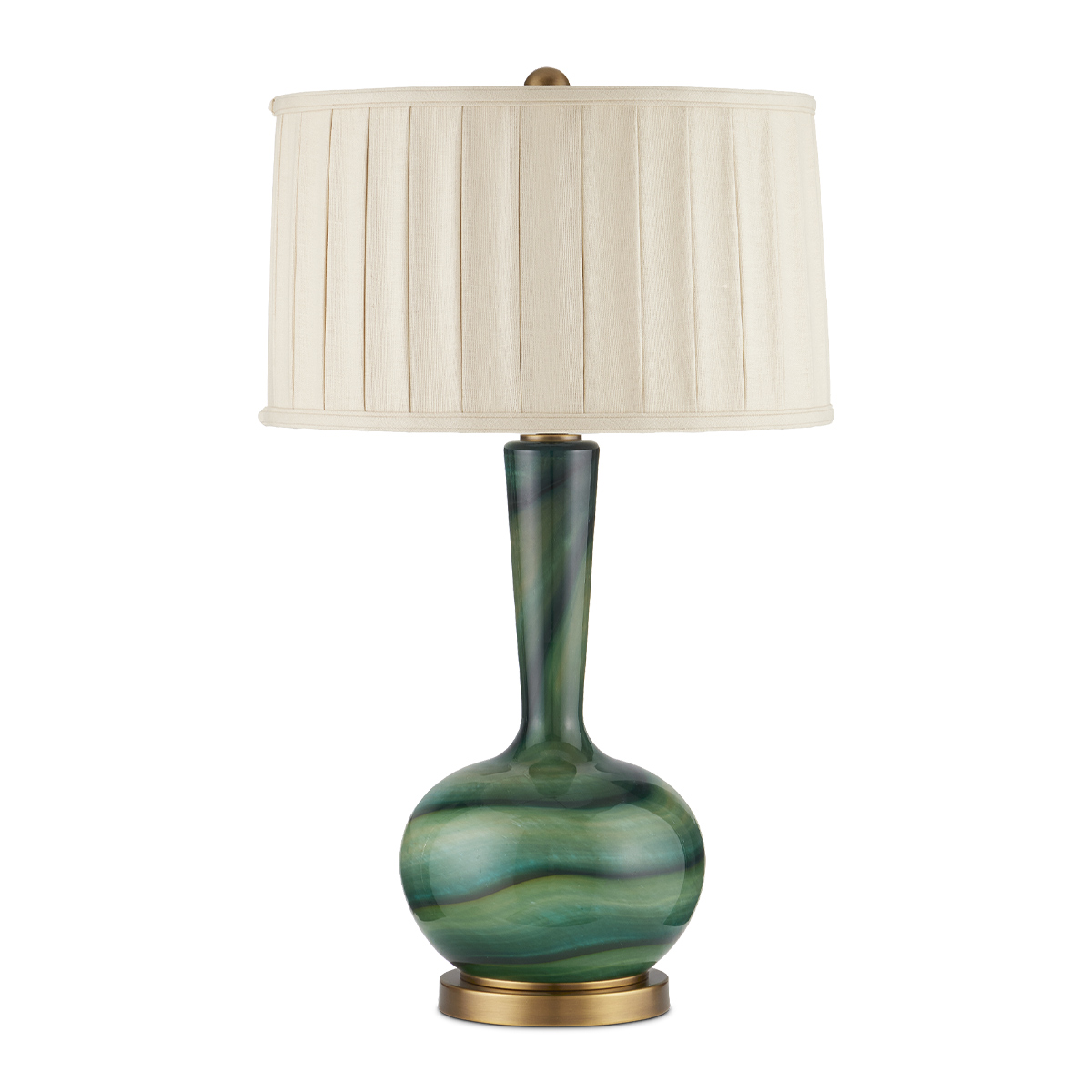 Averney French Provincial Table Lamp Green Marbled Glass Antique Brass Averney French Provincial Table Lamp Green Marbled Glass Antique Brass