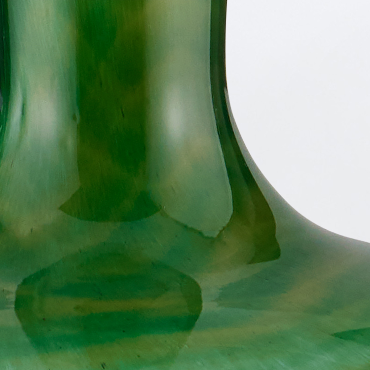Averney French Provincial Table Lamp Green Marbled Glass Antique Brass Averney French Provincial Table Lamp Green Marbled Glass Antique Brass — detail view