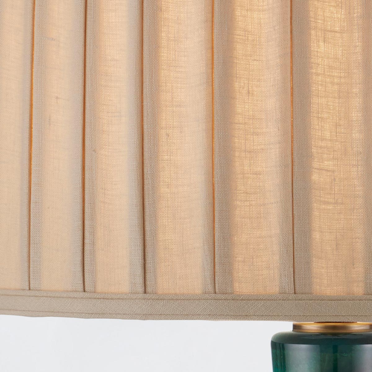 Averney French Provincial Table Lamp Green Marbled Glass Antique Brass Averney French Provincial Table Lamp Green Marbled Glass Antique Brass — detail view