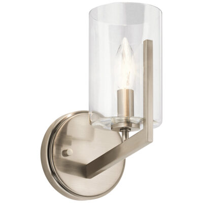 Averton Retro Modern Wall Light Classic Pewter