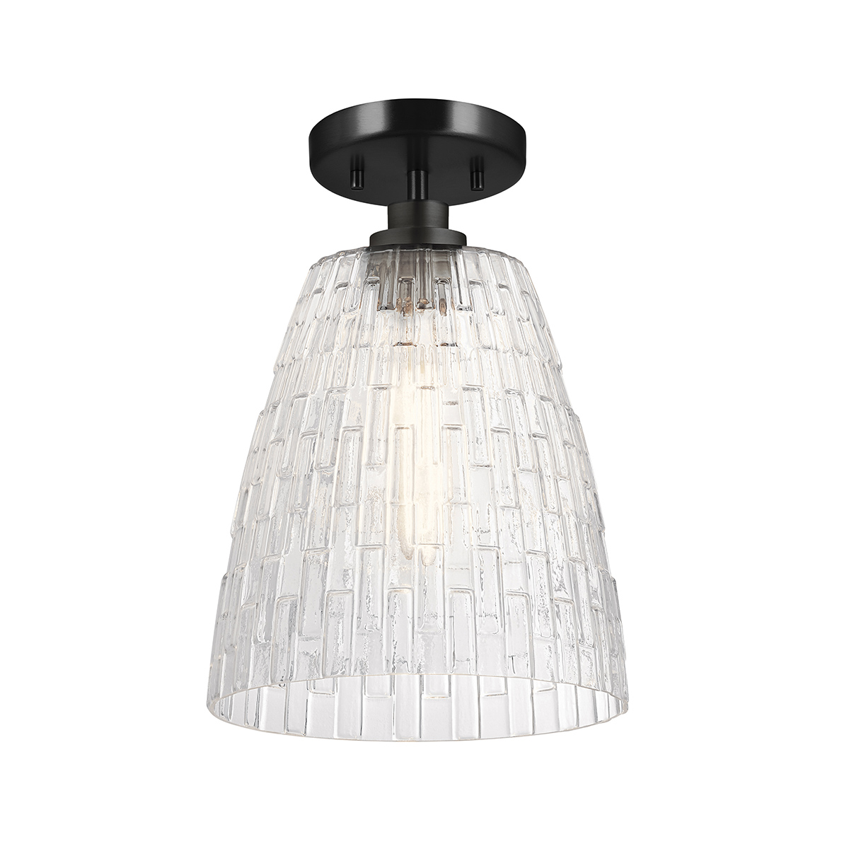 Balmore Court Faceted Glass Kitchen Pendant Black Balmore Court Faceted Glass Kitchen Pendant Black