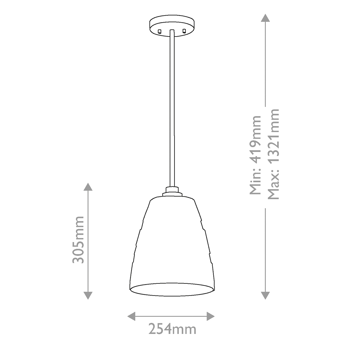Balmore Court Faceted Glass Kitchen Pendant Black Balmore Court Faceted Glass Kitchen Pendant Black