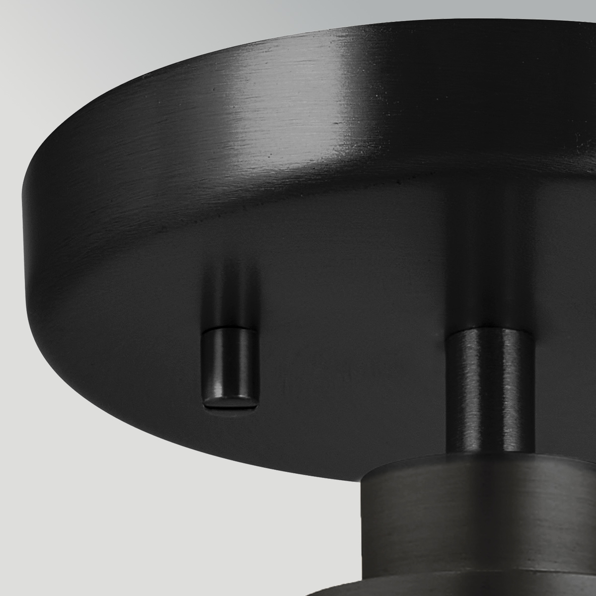Balmore Court Faceted Glass Kitchen Pendant Black Balmore Court Faceted Glass Kitchen Pendant Black — detail view