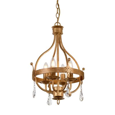 Balmore Court French Provincial Pendant Gold Patina