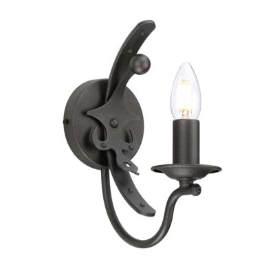 Balmore Court Gothic Wall Light in Graphite