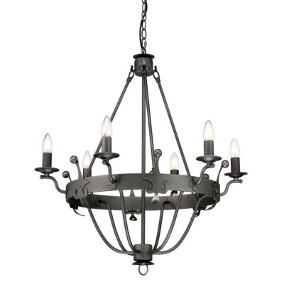 Balmore Court Heritage Chandelier Graphite