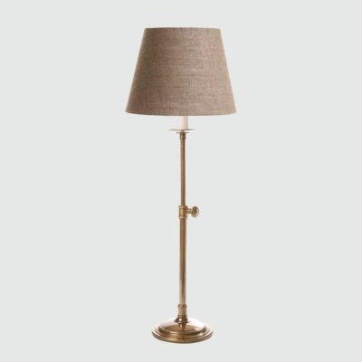 Barlborough French Provincial Table Lamp Base Antique Brass
