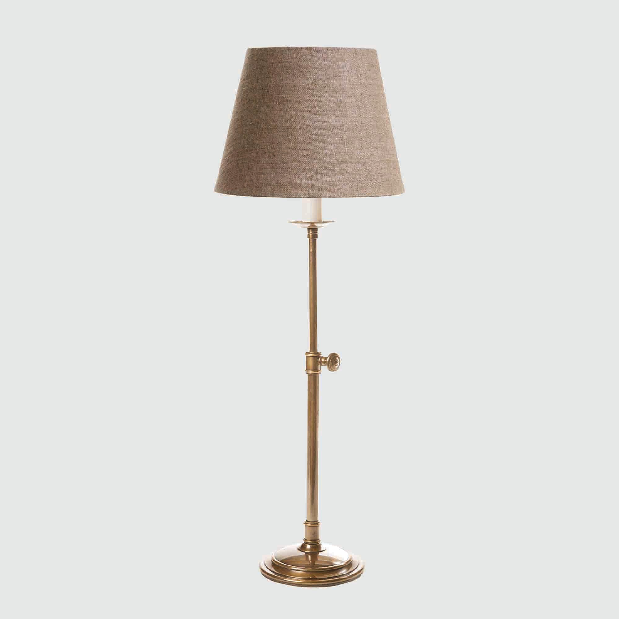 Barlborough French Provincial Table Lamp Base Antique Brass
