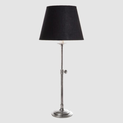 Barlborough French Provincial Table Lamp Base Antique Silver
