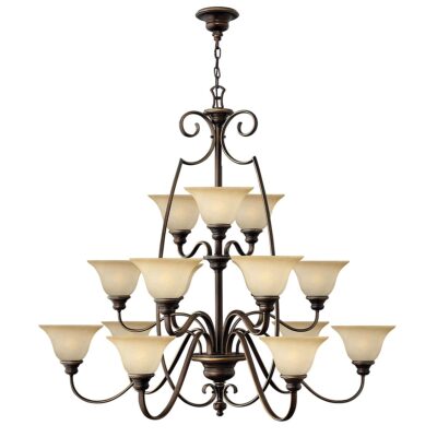 Barrowmere French Provincial 15 Light Chandelier Antique Bronze