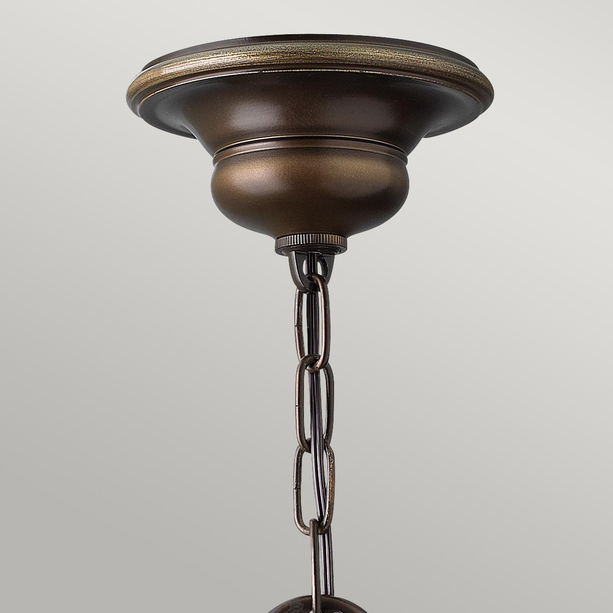 Barrowmere French Provincial 3 Light Chandelier Antique Bronze Barrowmere French Provincial 3 Light Chandelier Antique Bronze — detail view