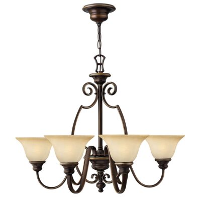 Barrowmere French Provincial 6 Light Chandelier Antique Bronze