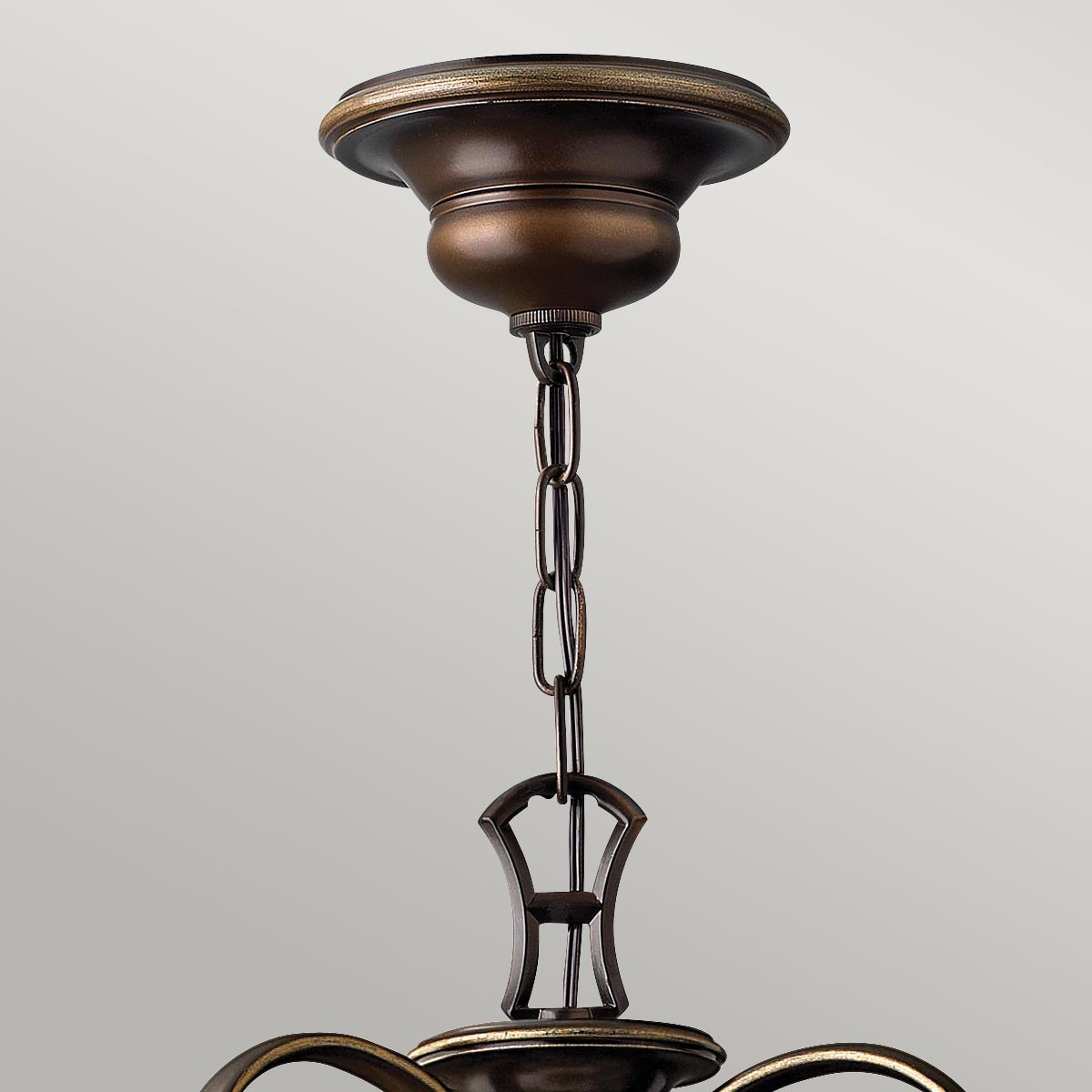 Barrowmere French Provincial 9 Light Chandelier Antique Bronze Barrowmere French Provincial 9 Light Chandelier Antique Bronze — detail view