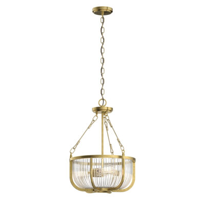 Beaumaris Quay Vintage Brass Cage Pendant