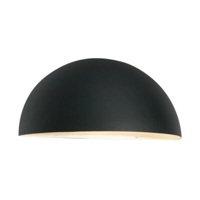 Beaumont Quarter Modern Outdoor Wall Light Black