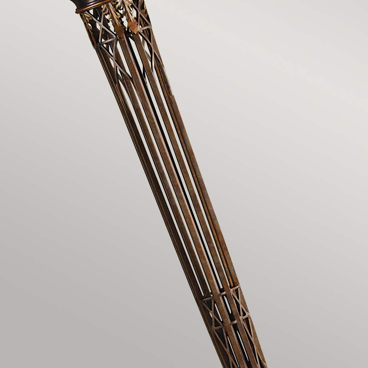 Belcanto French Provincial Torchiere Floor Lamp in Firenze Gold Belcanto French Provincial Torchiere Floor Lamp in Firenze Gold — detail view