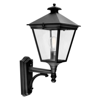 Belcourt Traditional Wall Lantern Black