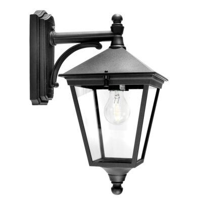 Belcourt Traditional Wall Lantern Black