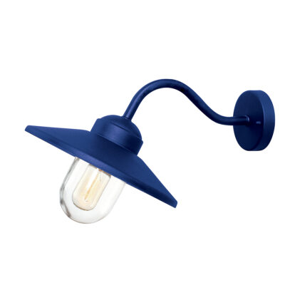 Bellcastle Field Coastal Outdoor Wall Lantern Navy Blue