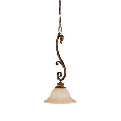 Bellchase Valley French Provincial Mini Pendant Aged Tortoise Shell