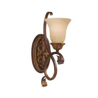 Bellchase Valley French Provincial Wall Light Aged Tortoise Shell