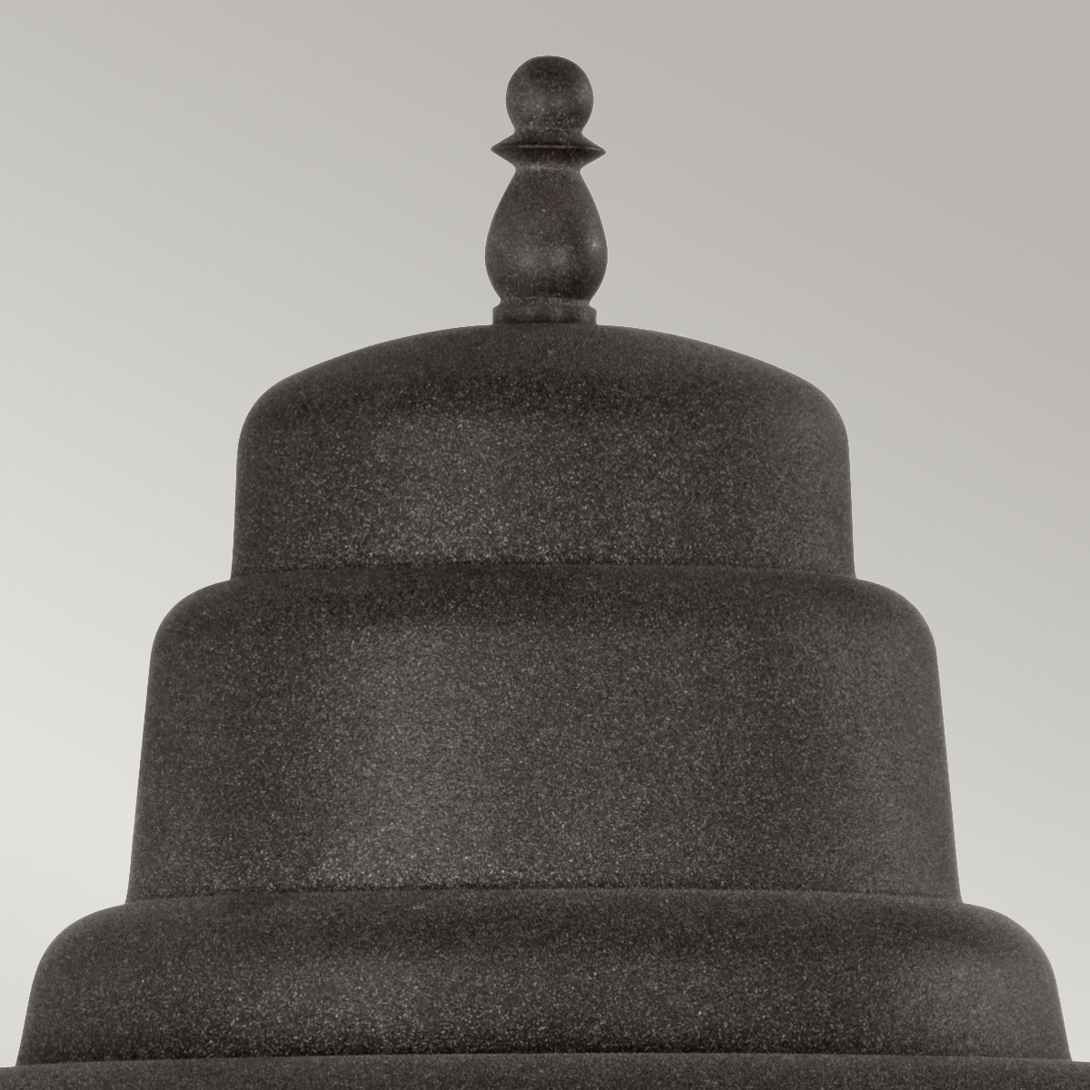 Bellcove Harbor Hamptons Outdoor Pedestal Lantern Weathered Zinc Bellcove Harbor Hamptons Outdoor Pedestal Lantern Weathered Zinc — detail view