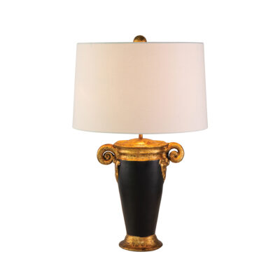 Bellemont French Provincial Table Lamp in Black and Gold