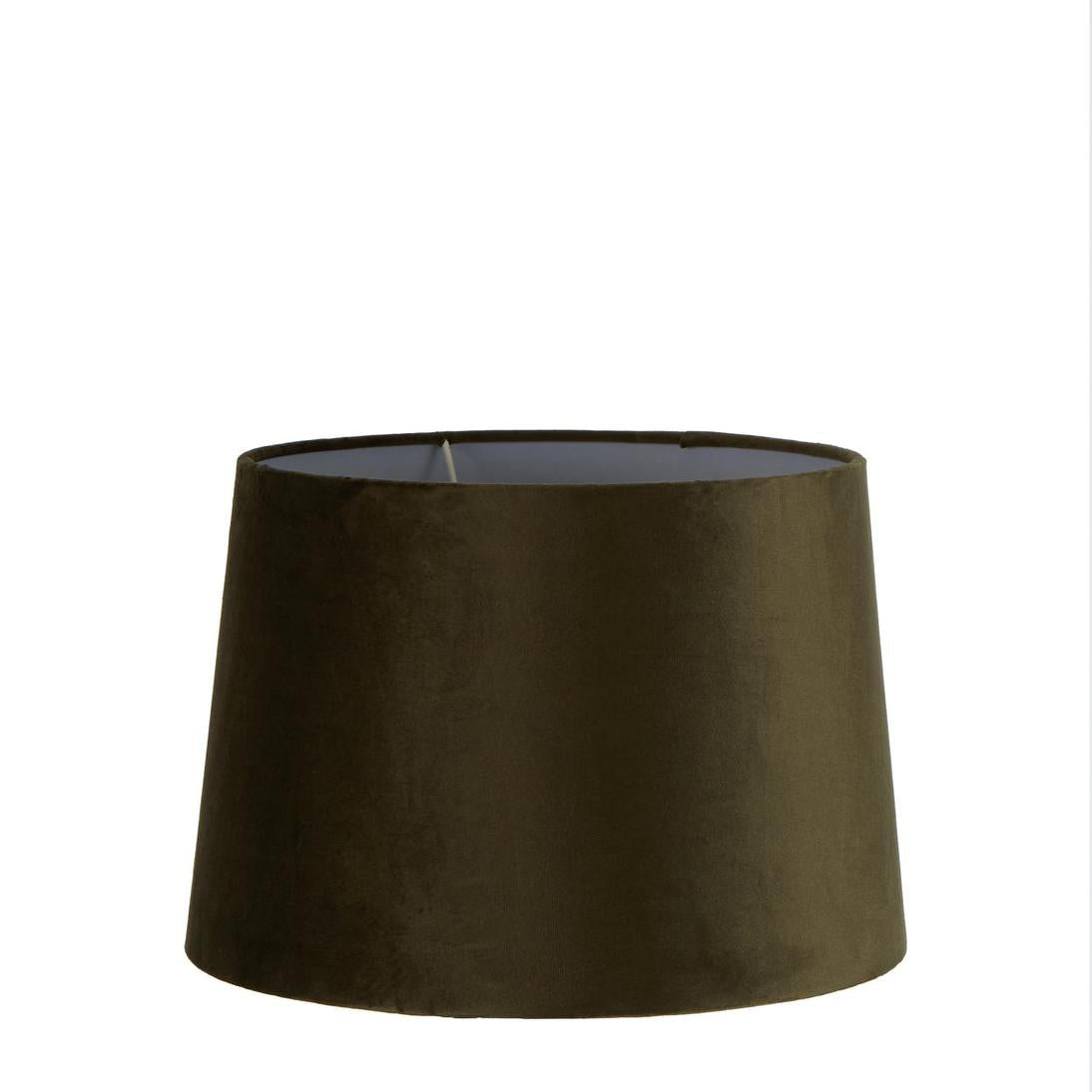 Bellfry French Provincial Tapered Drum Lamp Shade Olive Green Velvet Bellfry French Provincial Tapered Drum Lamp Shade Olive Green Velvet