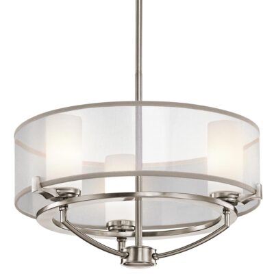 Bellwood Hamptons Drum Chandelier Classic Pewter