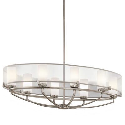 Bellwood Hamptons Oval Chandelier Classic Pewter