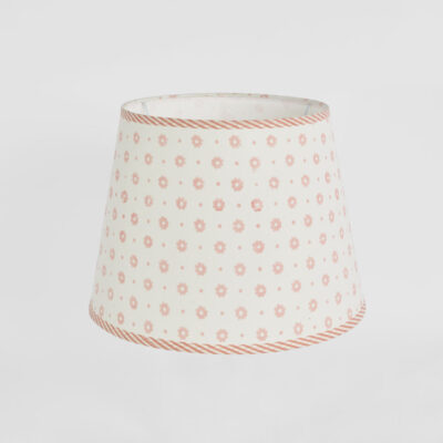 Belvedere French Provincial Floral Block Print Lamp Shade Pink