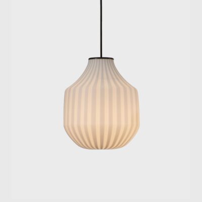 Belvoir Circuit Fluted Glass Pendant Light