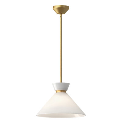 Berkeforth Contemporary Cone Pendant Brushed Gold