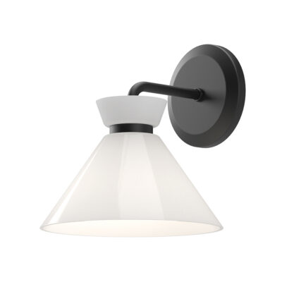 Berkeforth Contemporary Cone Wall Light Matte Black