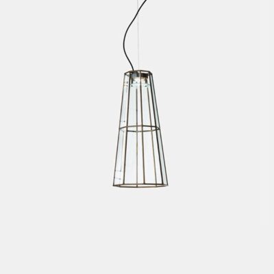 Binding Hall Geometric Glass Pendant Light