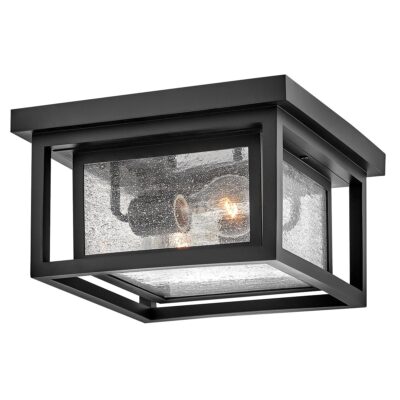 Birchgrove Reach Hamptons Outdoor Ceiling Flush Black