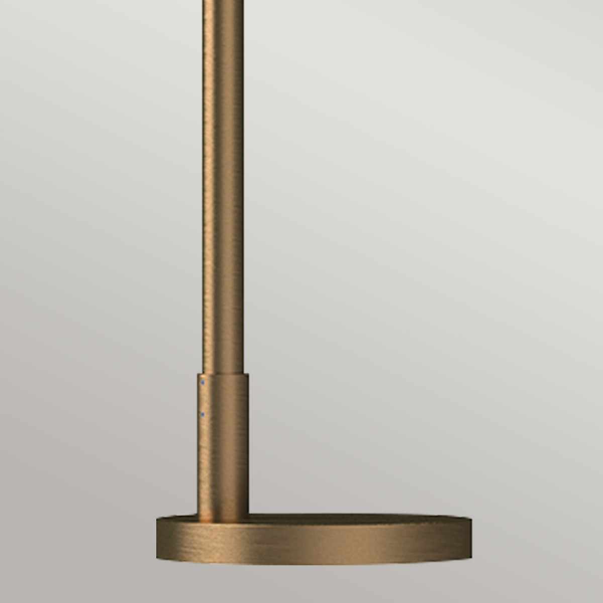 Blackthorn Matte Contemporary Floor Lamp Brushed Gold Blackthorn Matte Contemporary Floor Lamp Brushed Gold — detail view