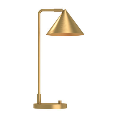 Blackthorn Matte Contemporary Table Lamp Brushed Gold
