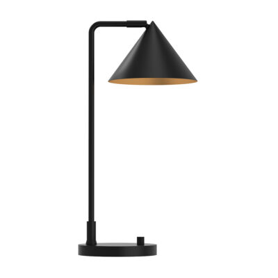 Blackthorn Matte Contemporary Table Lamp Matte Black