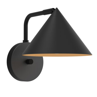 Blackthorn Matte Contemporary Wall Light Cone Shade