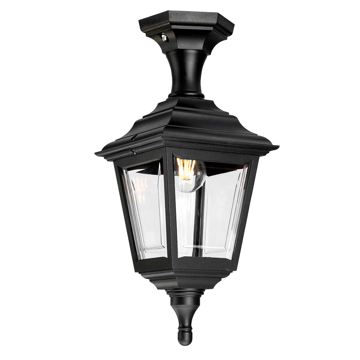 Blackthorn Pillar Traditional Outdoor Pedestal Lantern Black Blackthorn Pillar Traditional Outdoor Pedestal Lantern Black