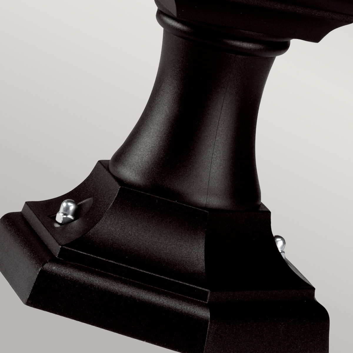 Blackthorn Pillar Traditional Outdoor Pedestal Lantern Black Blackthorn Pillar Traditional Outdoor Pedestal Lantern Black — detail view