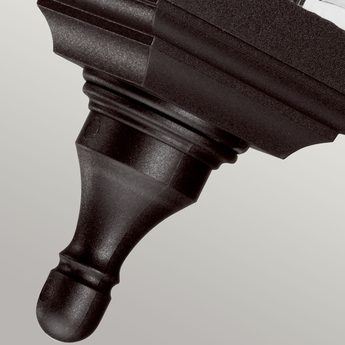 Blackthorn Pillar Traditional Outdoor Pedestal Lantern Black Blackthorn Pillar Traditional Outdoor Pedestal Lantern Black — detail view