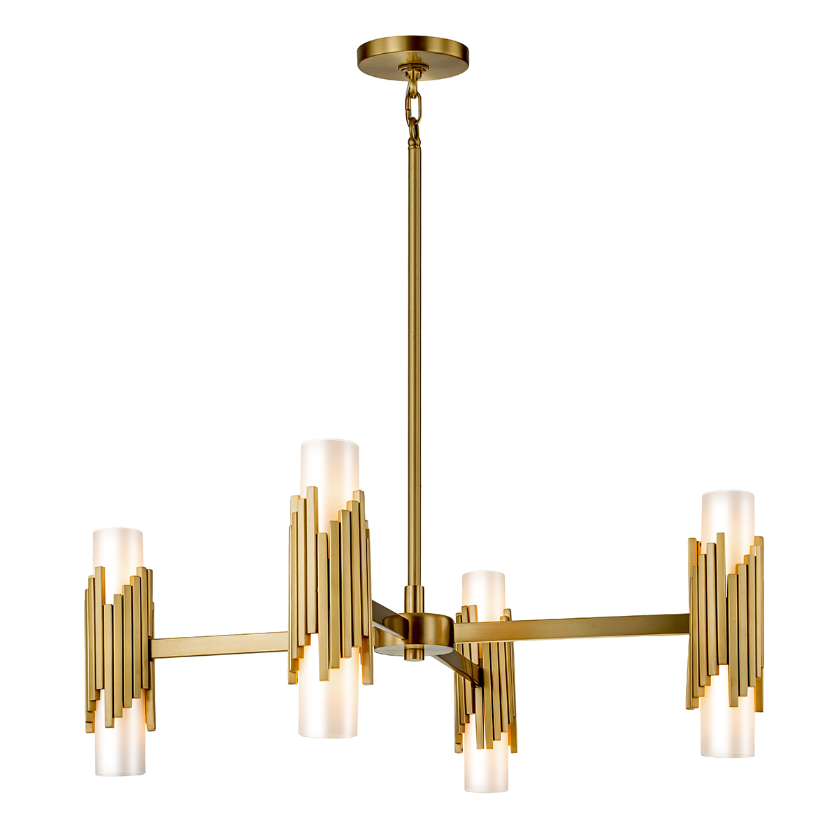 Blackwood Manor Contemporary Chandelier Aged Brass Blackwood Manor Contemporary Chandelier Aged Brass