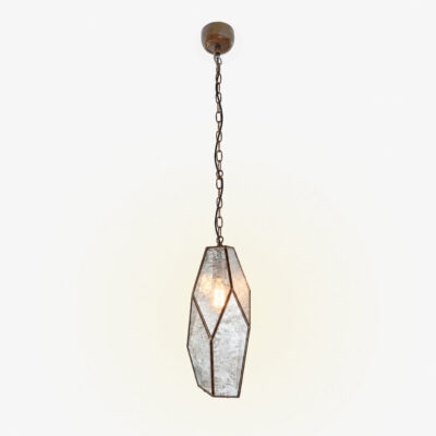 Blakehurst Faceted Mercury Glass Ceiling Pendant