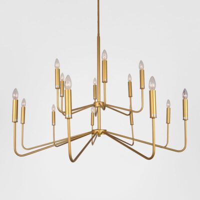 Blenheim French Provincial Candelabra Chandelier Gold