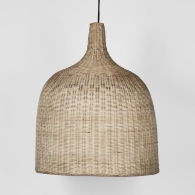 Blenheim Hamptons Woven Rattan Dome Pendant Light