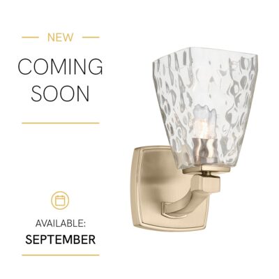 Blythefield Hamptons Wall Light Champagne Bronze